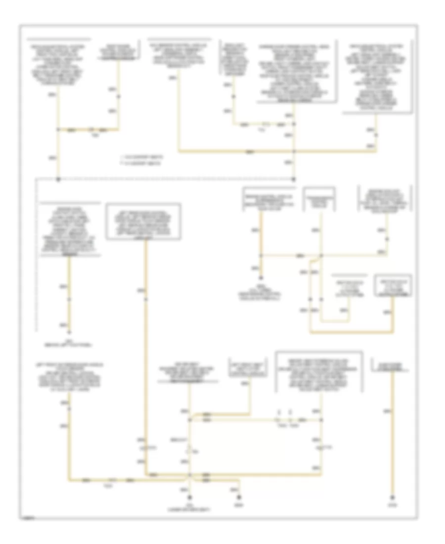 Ground Distribution Wiring Diagram (2 of 5) for Audi S6 2014