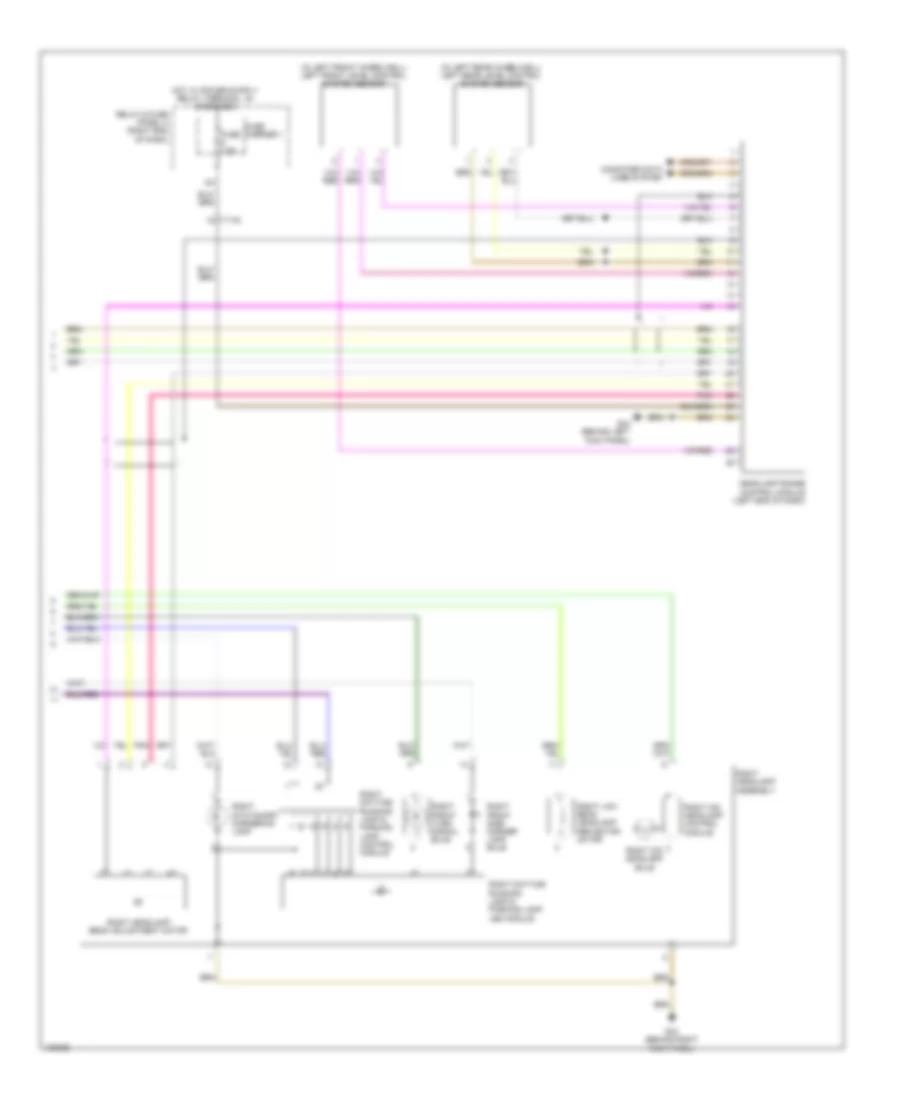 Headlights Wiring Diagram with HID without Bi Xenon Headlights 2 of 2 for Audi S6 2014