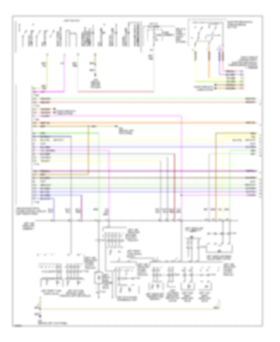 Headlights Wiring Diagram without HID with Cornering Headlights 1 of 2 for Audi S6 2014