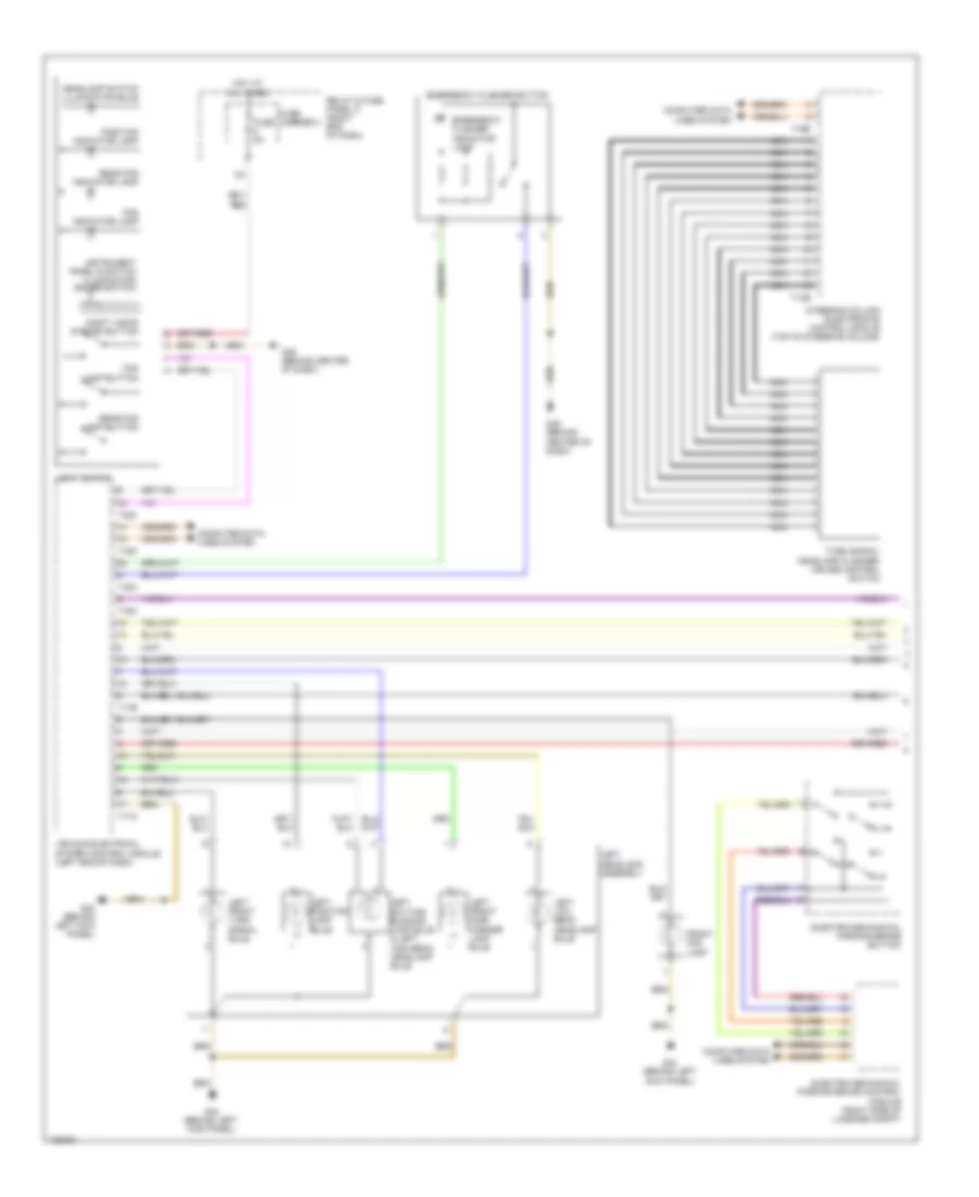 Headlights Wiring Diagram without HID without Cornering Headlights 1 of 2 for Audi S6 2014