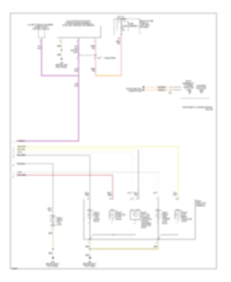 Headlights Wiring Diagram without HID without Cornering Headlights 2 of 2 for Audi S6 2014