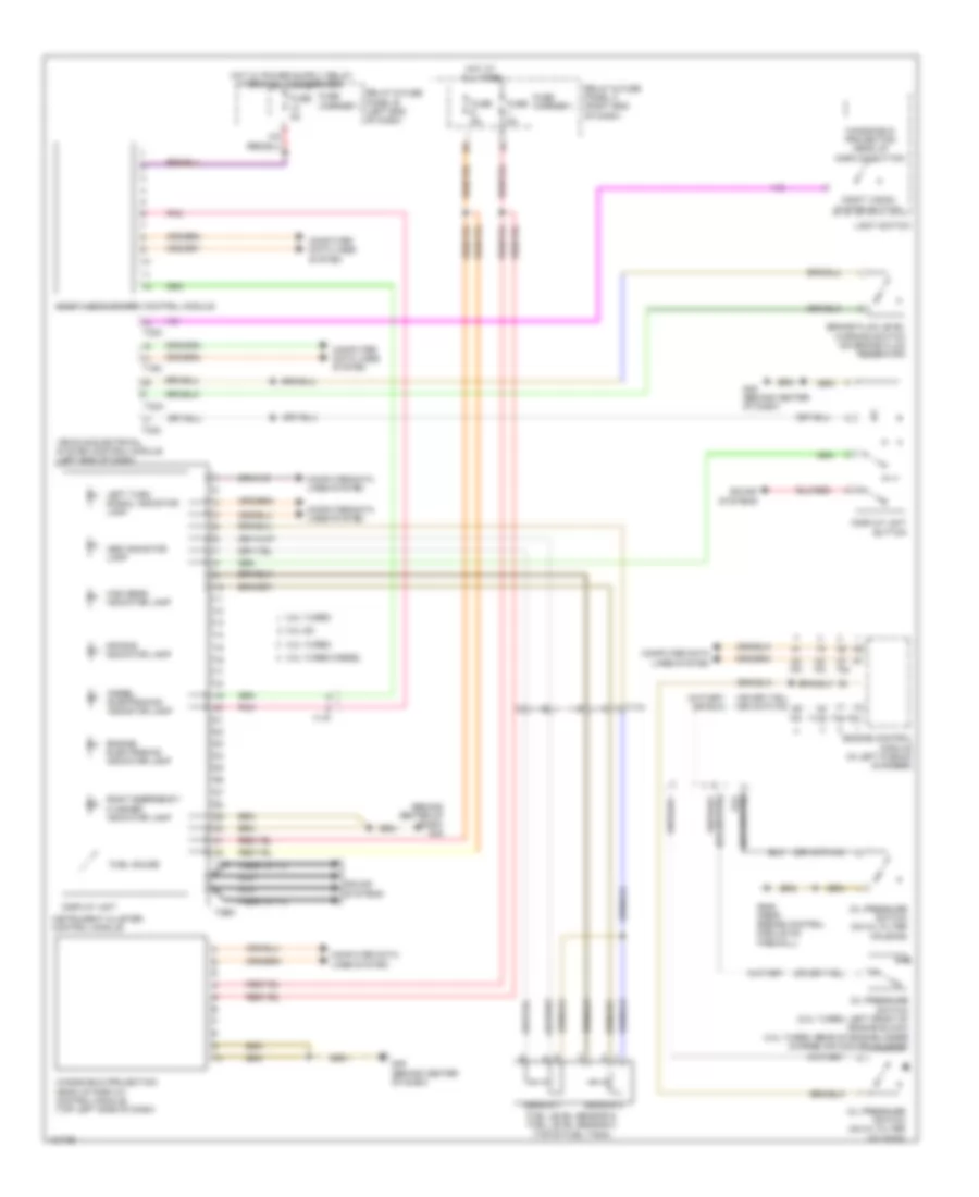 Instrument Cluster Wiring Diagram for Audi S6 2014