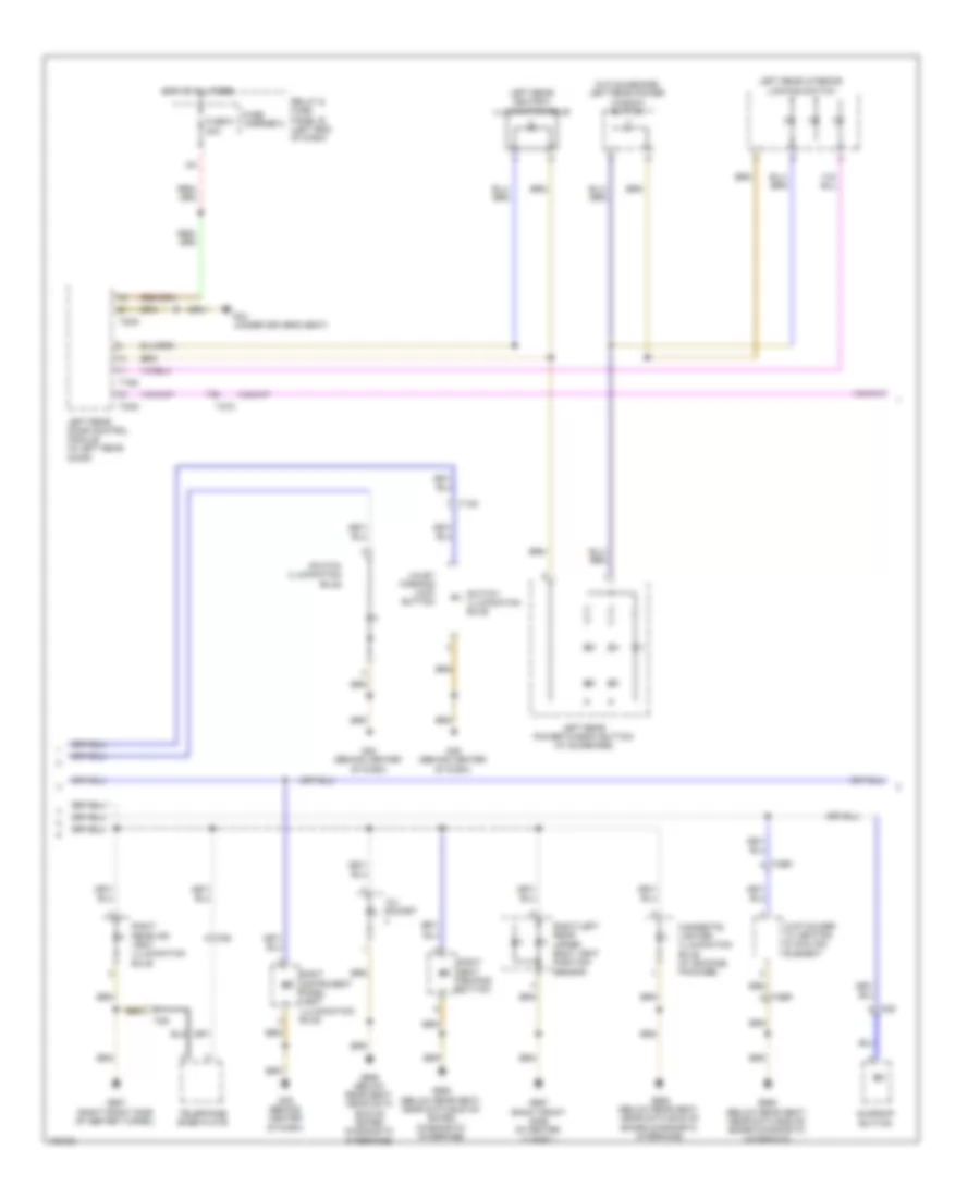 Instrument Illumination Wiring Diagram 2 of 4 for Audi S6 2014