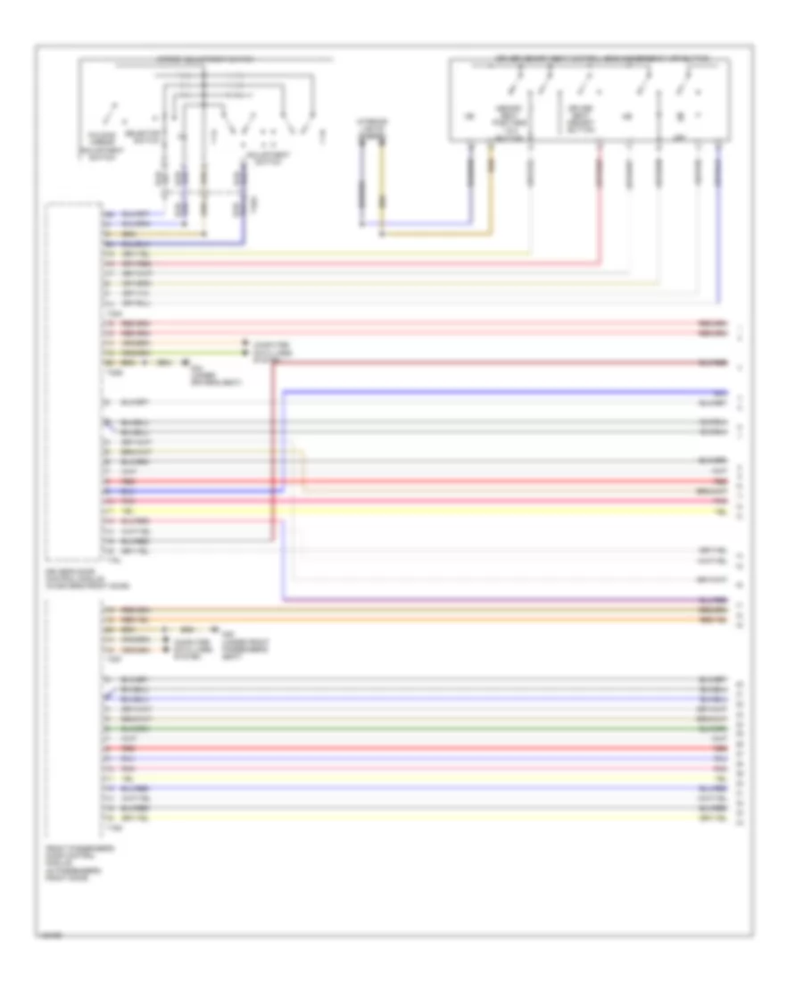 Memory Mirrors Wiring Diagram 1 of 2 for Audi S6 2014