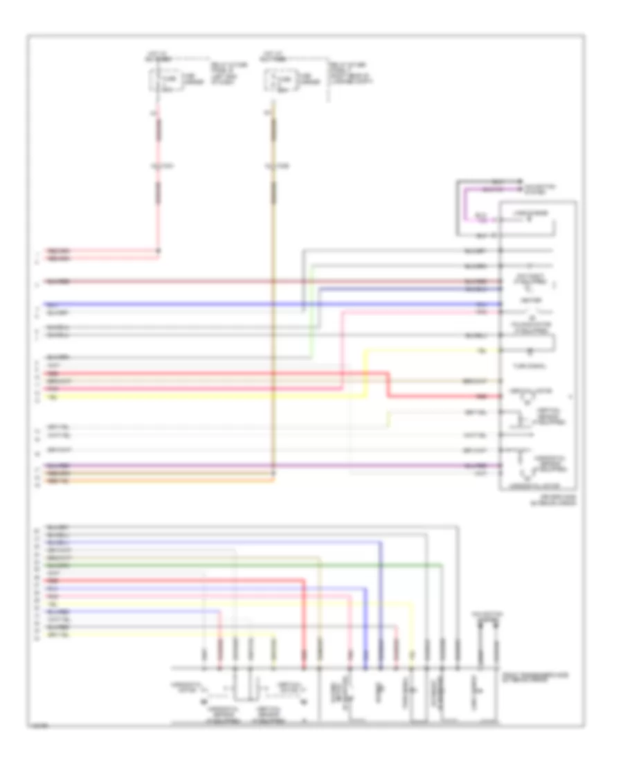 Memory Mirrors Wiring Diagram 2 of 2 for Audi S6 2014