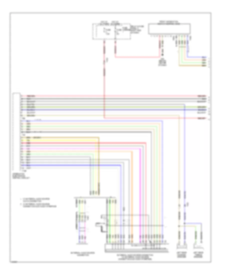 Navigation Wiring Diagram with Radio Plus 1 of 3 for Audi S6 2014