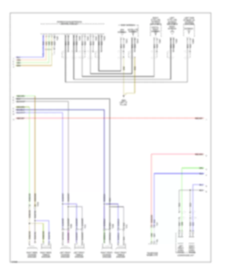 Navigation Wiring Diagram, with Radio Plus (2 of 3) for Audi S6 2014