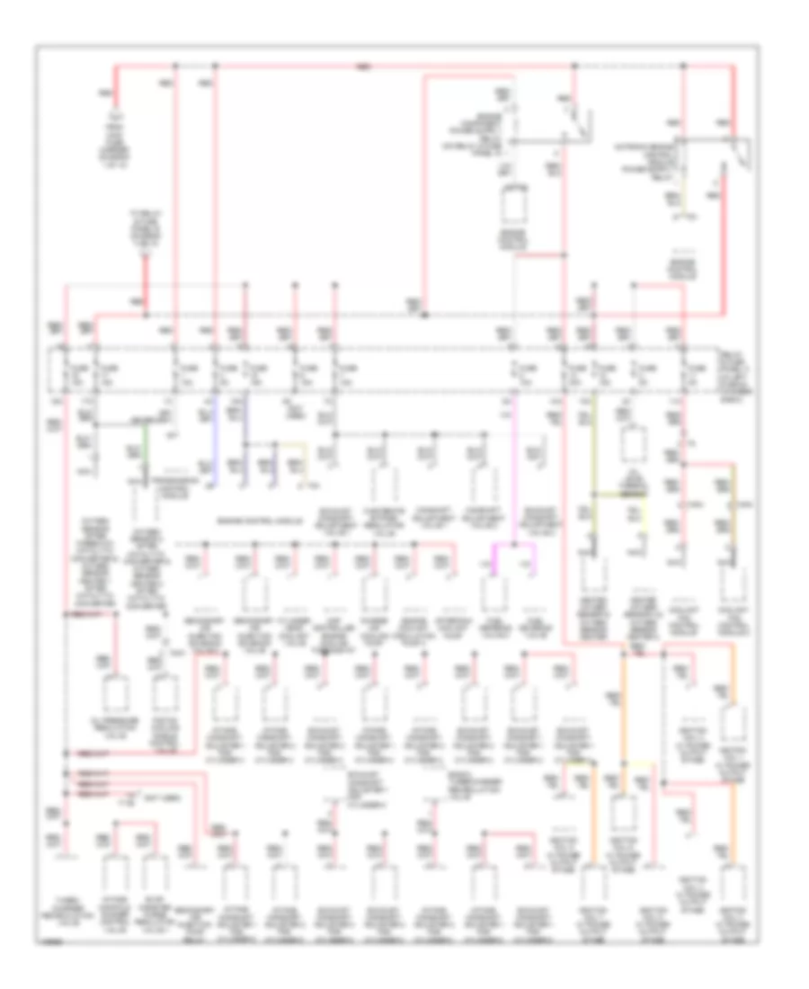 Power Distribution Wiring Diagram 2 of 10 for Audi S6 2014