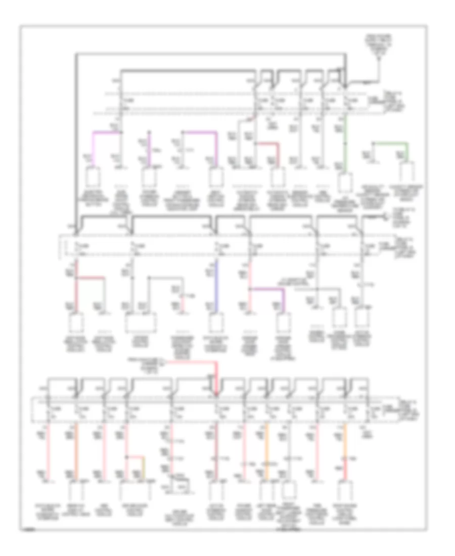 Power Distribution Wiring Diagram 5 of 10 for Audi S6 2014