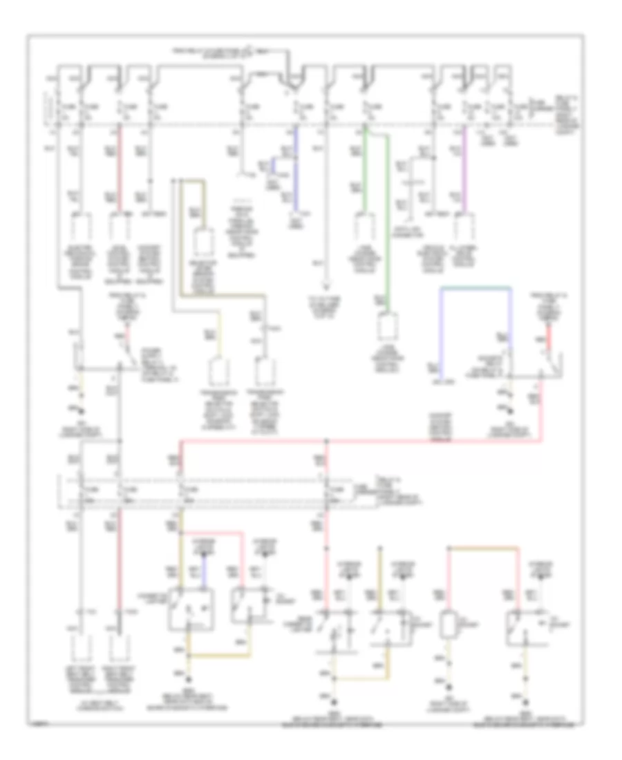 Power Distribution Wiring Diagram 7 of 10 for Audi S6 2014