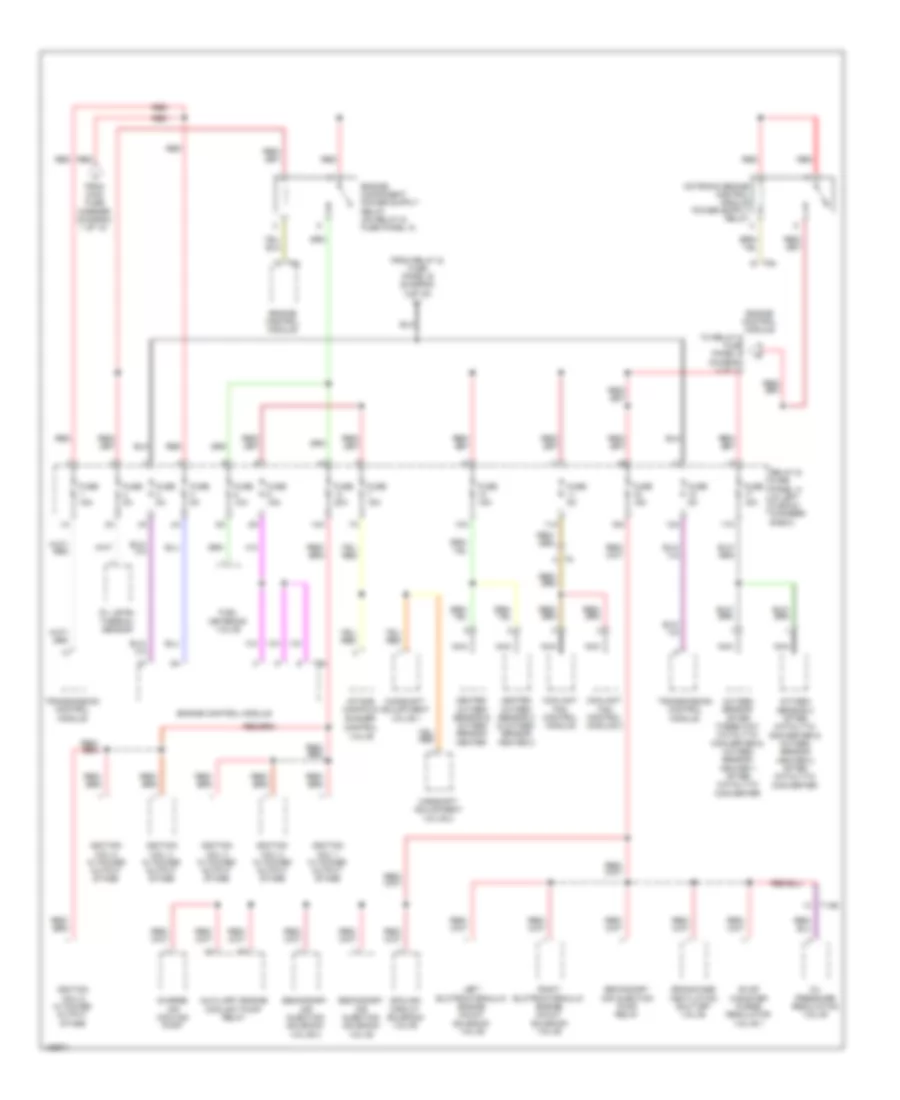 Power Distribution Wiring Diagram 8 of 10 for Audi S6 2014