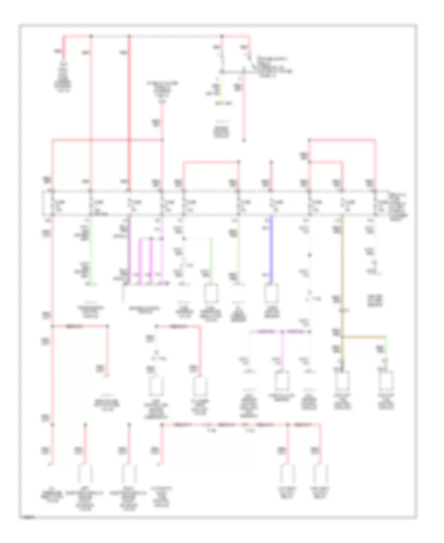 Power Distribution Wiring Diagram 10 of 10 for Audi S6 2014