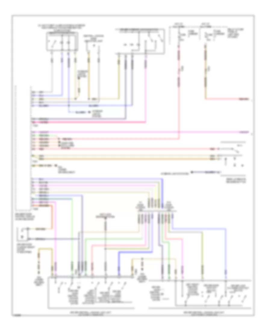 Power Door Locks Wiring Diagram 1 of 6 for Audi S6 2014