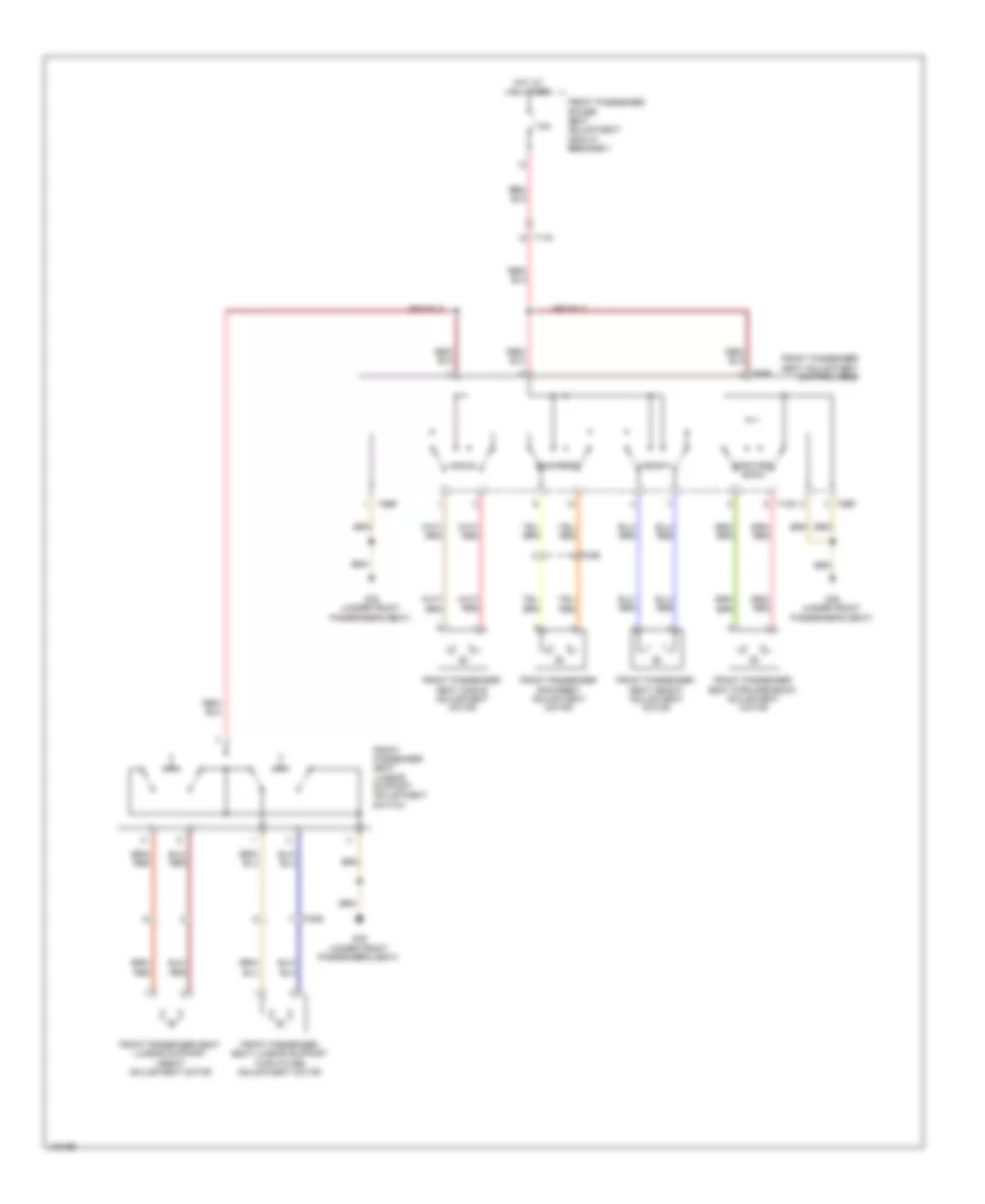 Power Seats Wiring Diagram for Audi S6 2014