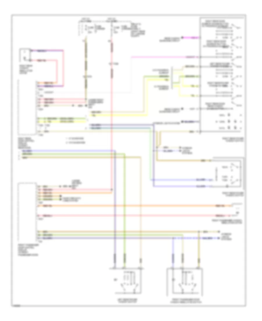 Power Windows Wiring Diagram (2 of 2) for Audi S6 2014