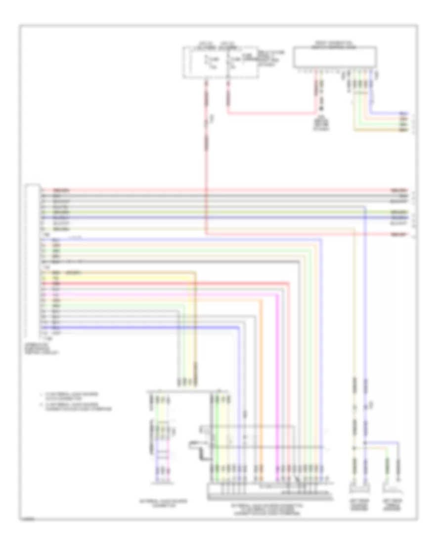 Multimedia Interface Wiring Diagram, with Radio Plus (1 of 3) for Audi S6 2014