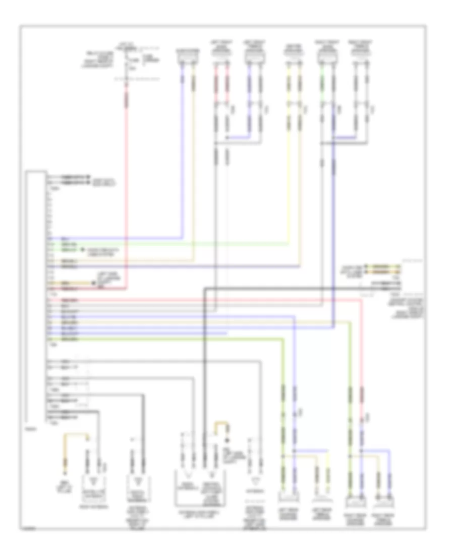 Radio Wiring Diagram, Basic for Audi S6 2014