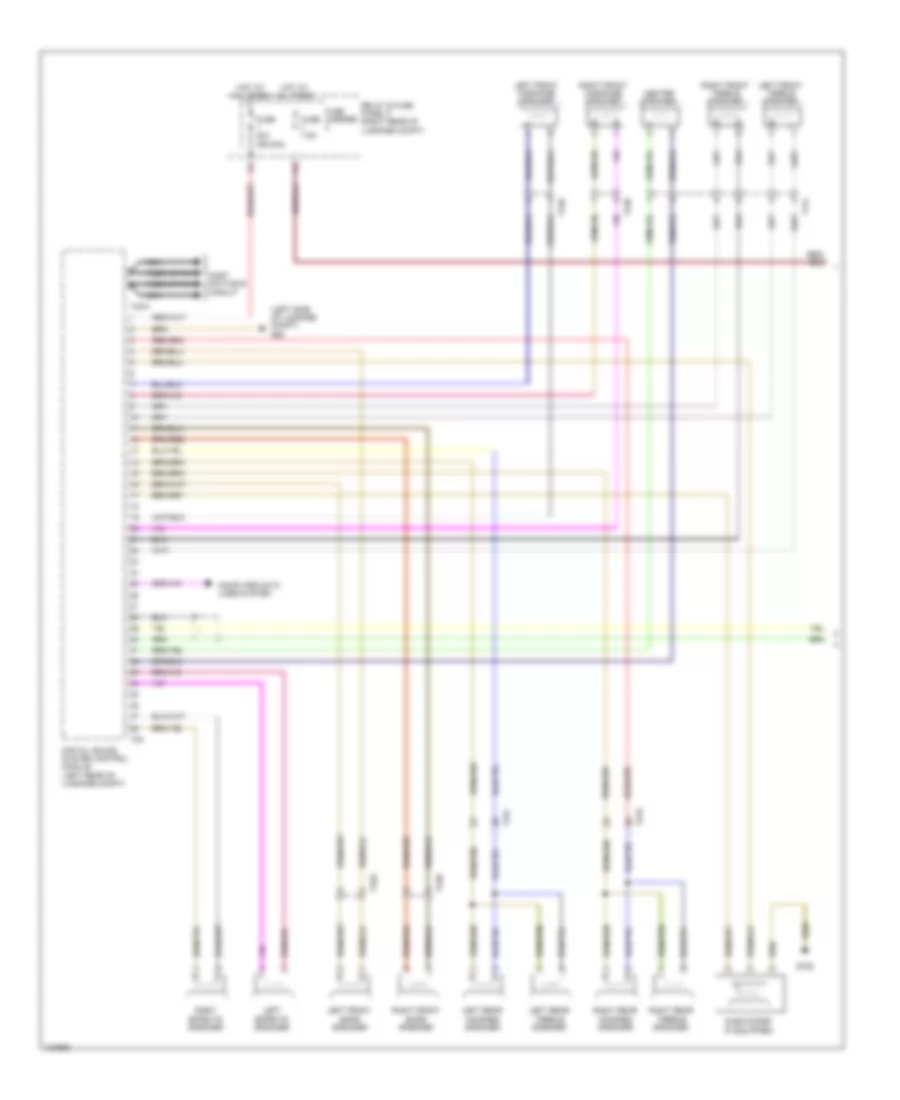 Radio Wiring Diagram, Bose (1 of 4) for Audi S6 2014