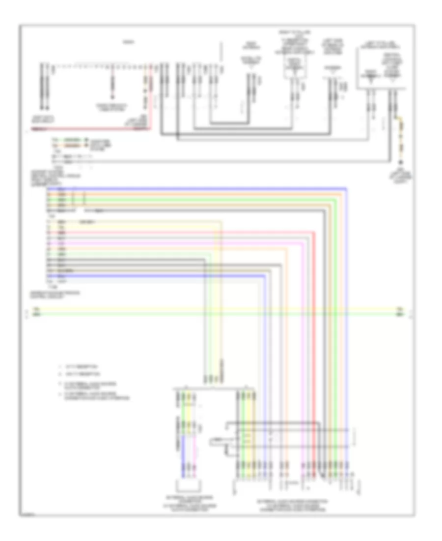 Radio Wiring Diagram, Bose (2 of 4) for Audi S6 2014