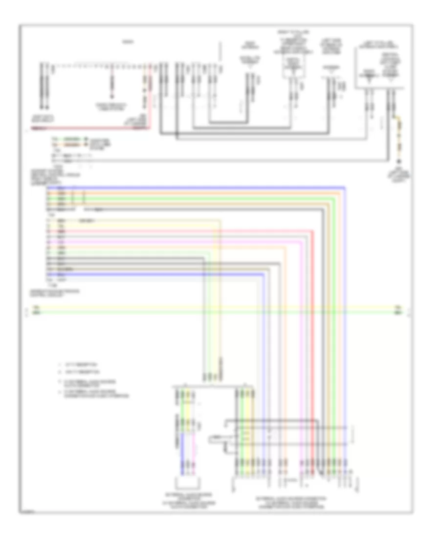 Radio Wiring Diagram Bose 2 of 4 for Audi S6 2014