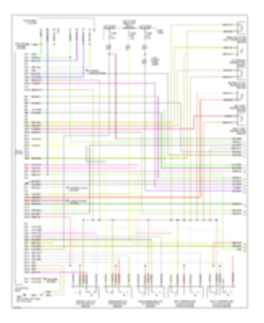 Automatic A C Wiring Diagram without Coolant Fan Control Module 1 of 2 for Audi A6 Quattro 2000