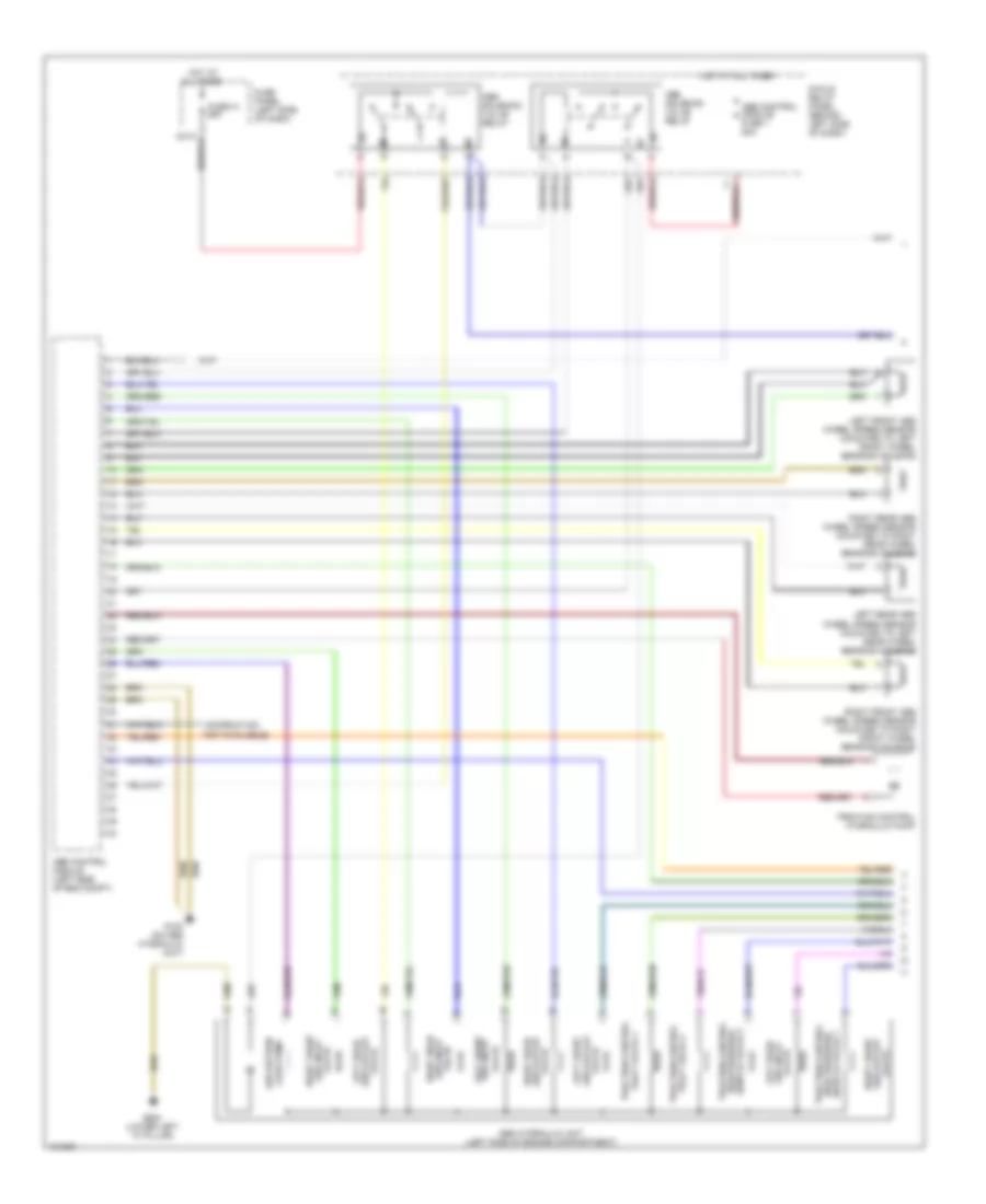 Anti lock Brakes Wiring Diagram with Electronic Stability Program 1 of 2 for Audi A6 Quattro 2000