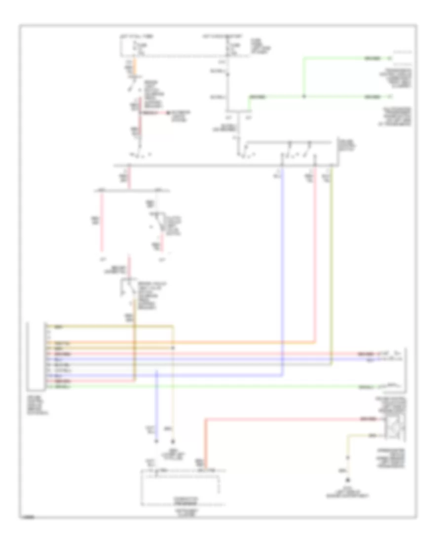 Cruise Control Wiring Diagram for Audi A6 Quattro 2000