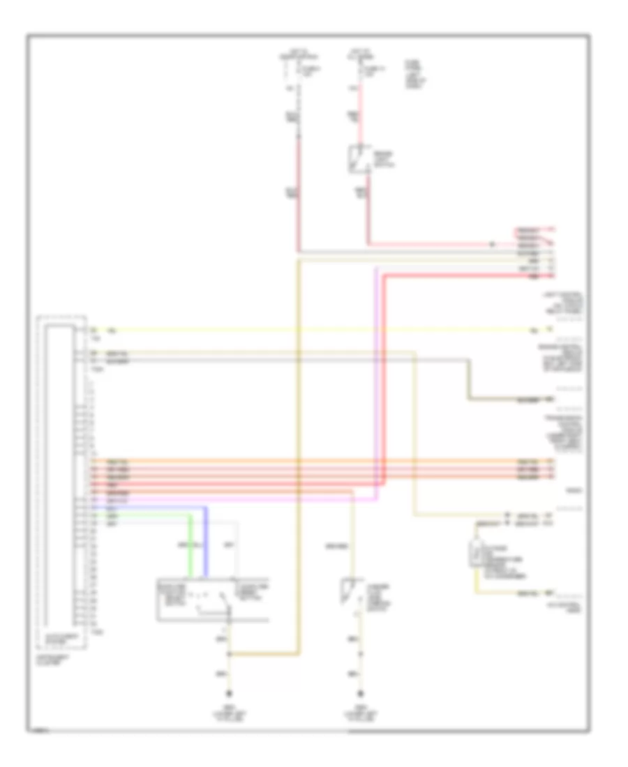 Auto Check System Wiring Diagram for Audi A6 Quattro 2000