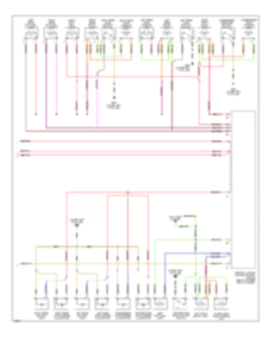 Interior Lights Wiring Diagram 3 of 3 for Audi A6 Quattro 2000