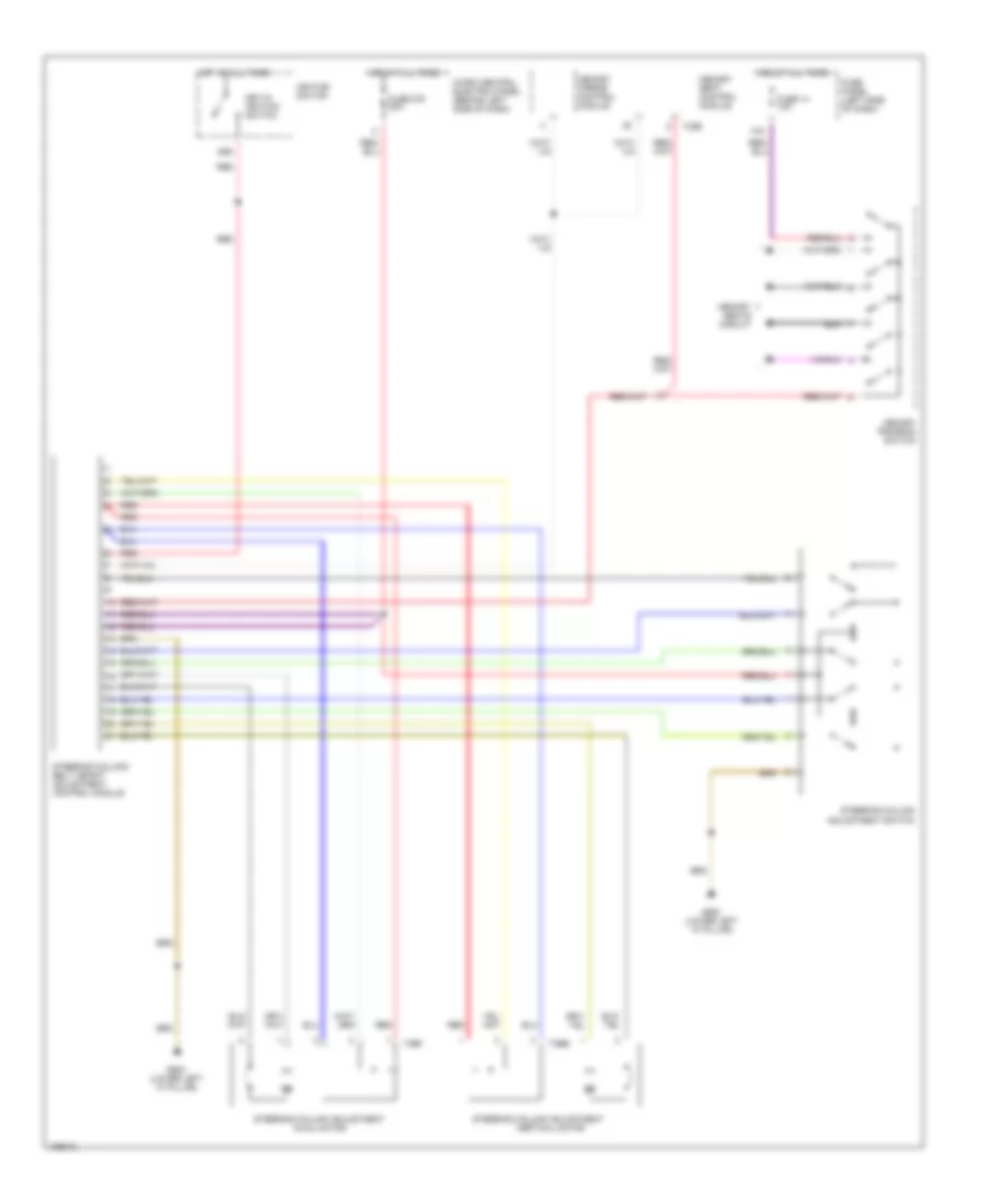 Steering Column Memory Wiring Diagram for Audi A6 Quattro 2000