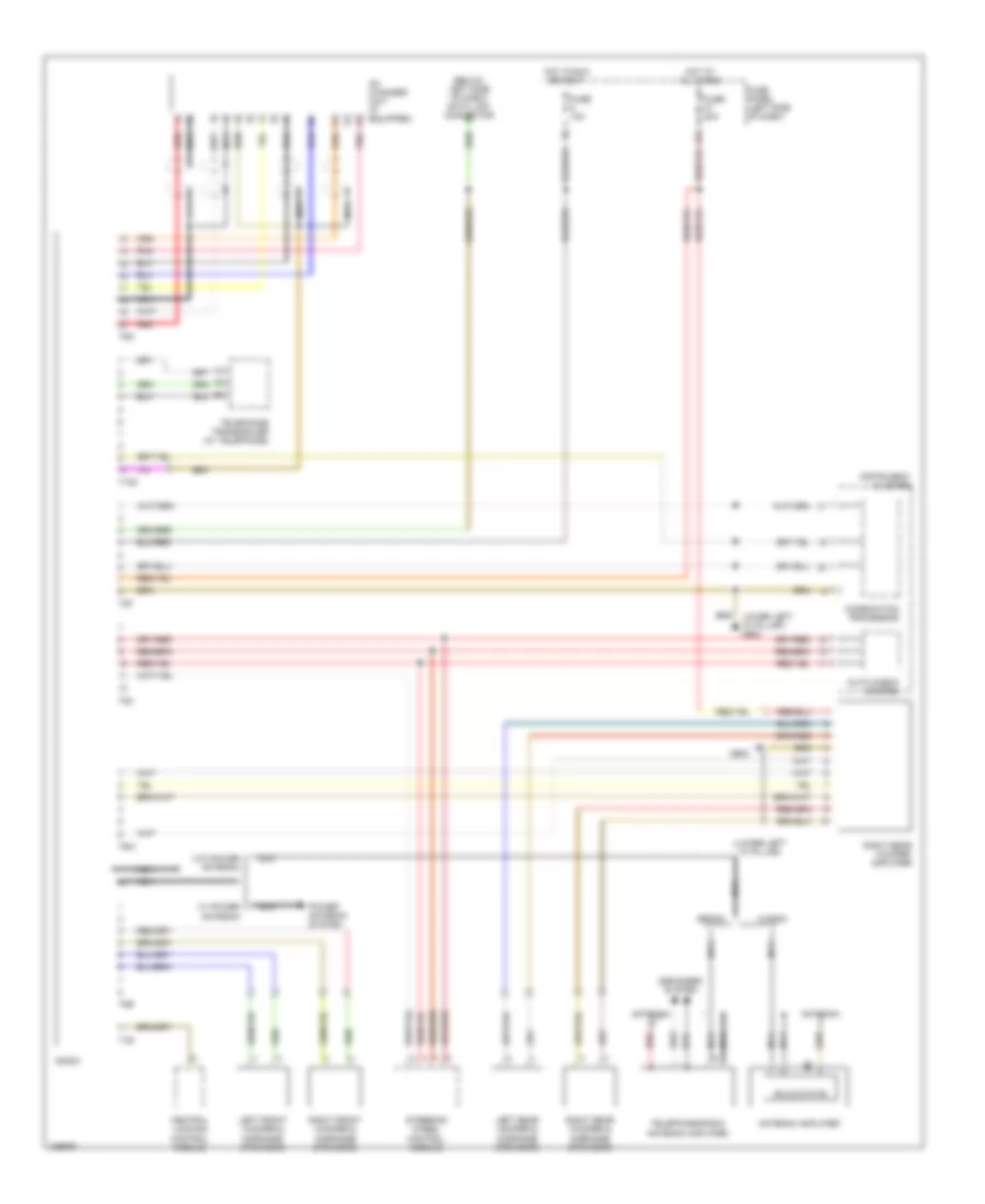 Radio Wiring Diagram Base for Audi A6 Quattro 2000