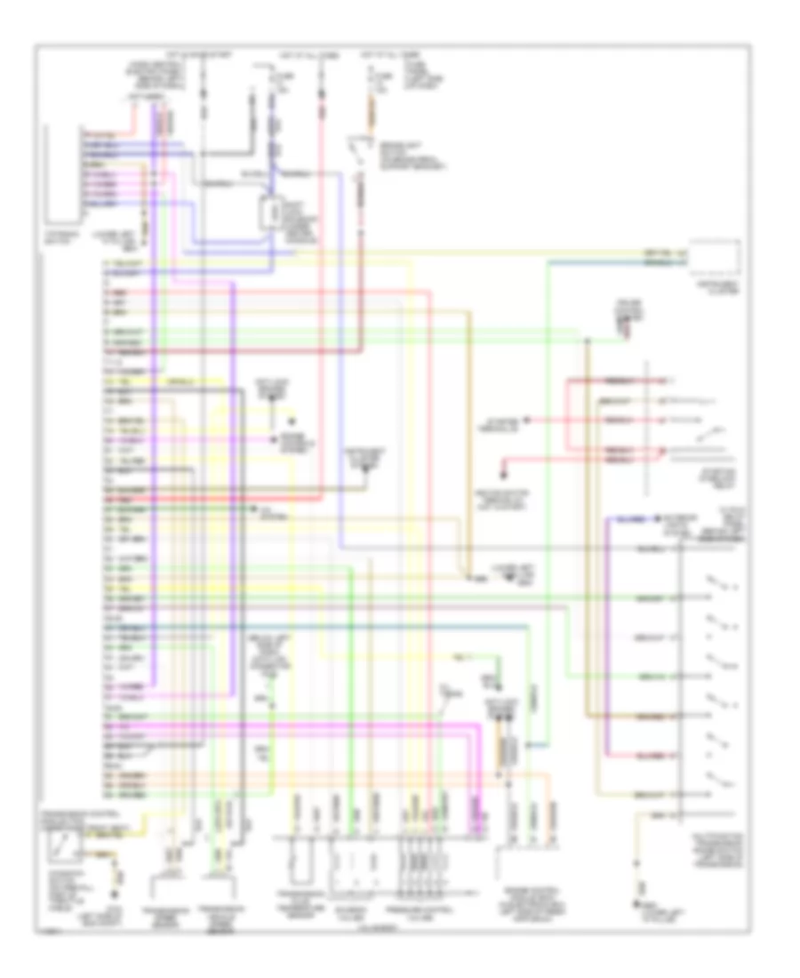 A T Wiring Diagram for Audi A6 Quattro 2000