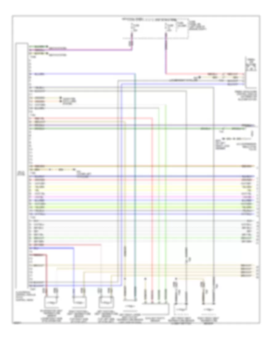 Automatic A C Wiring Diagram 1 of 2 for Audi TT S 2011