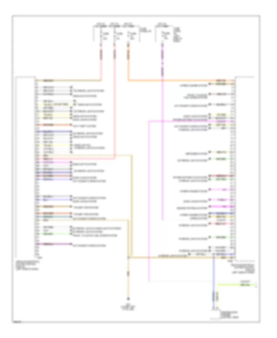 Vehicle Electrical System Control Module Wiring Diagram (1 of 2) for Audi TT S 2011