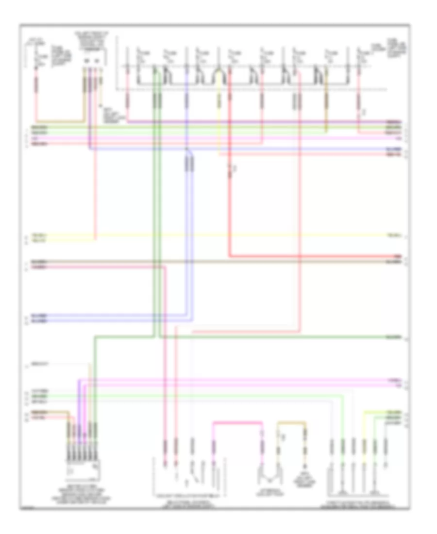 2.0L Turbo, Engine Performance Wiring Diagram (2 of 6) for Audi TT S 2011