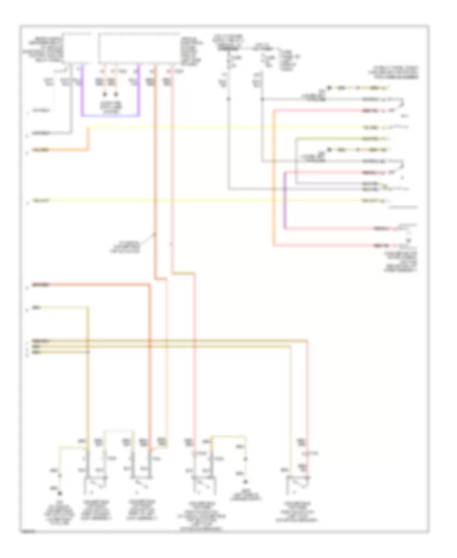 Power Top Sunroof Wiring Diagram 2 of 2 for Audi TT S 2011