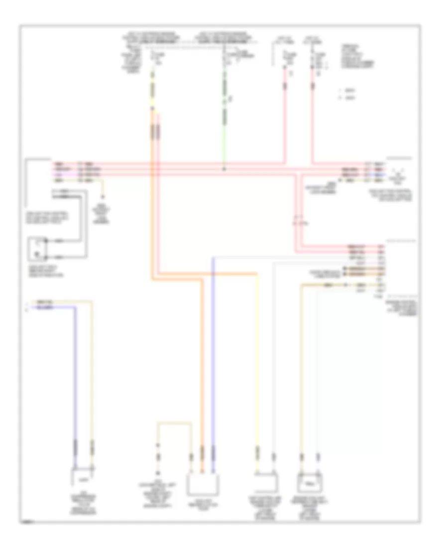 Automatic AC Wiring Diagram, Comfort (3 of 3) for Audi RS 5 Prestige 2013