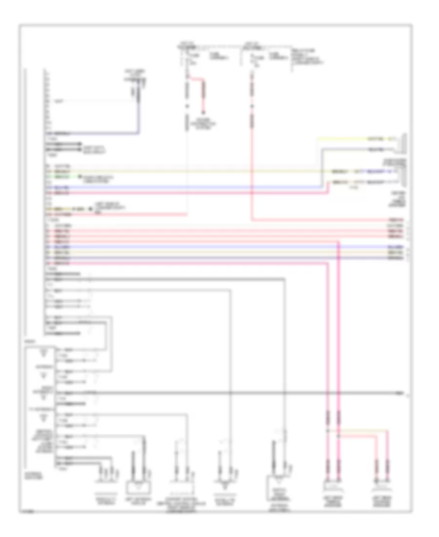 Navigation Wiring Diagram Convertible Standard MMI  Basic MMI 1 of 2 for Audi RS 5 Prestige 2013