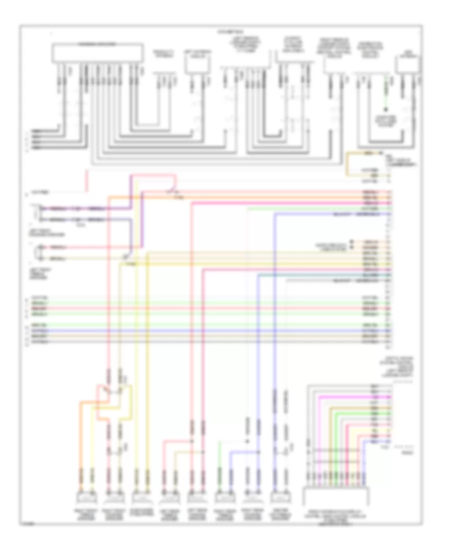 Navigation Wiring Diagram Standard Infotainment 2 of 2 for Audi RS 5 Prestige 2013