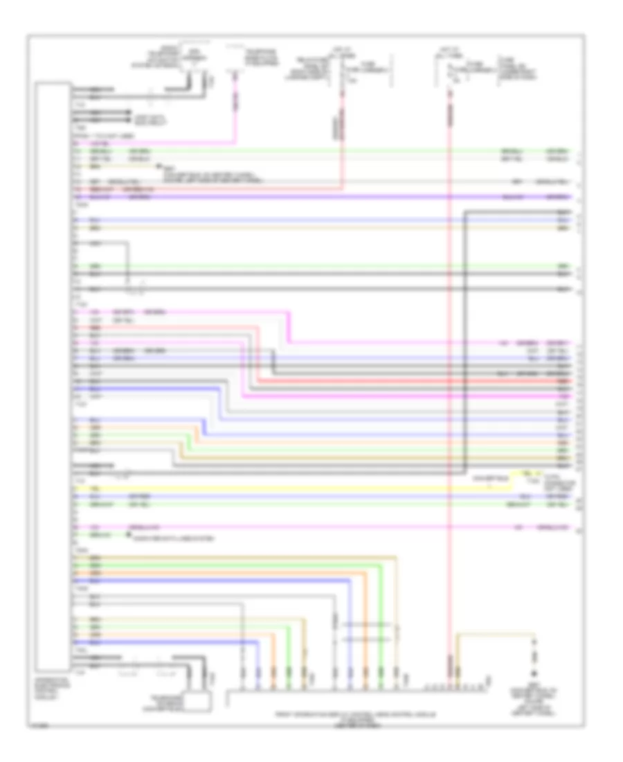Multimedia Interface Wiring Diagram (1 of 2) for Audi RS 5 Prestige 2013