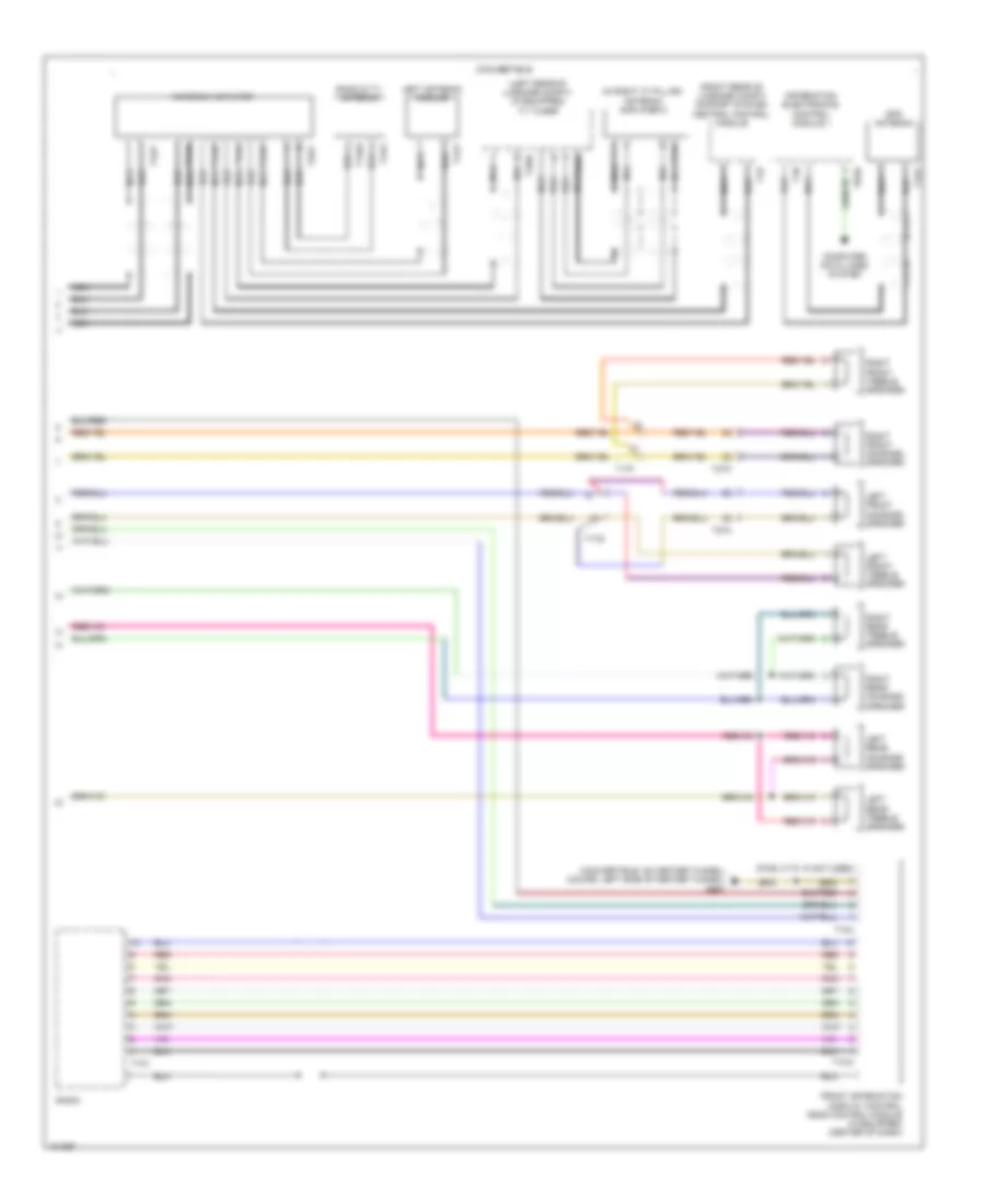 Radio Wiring Diagram, Basic Infotainment (2 of 2) for Audi RS 5 Prestige 2013