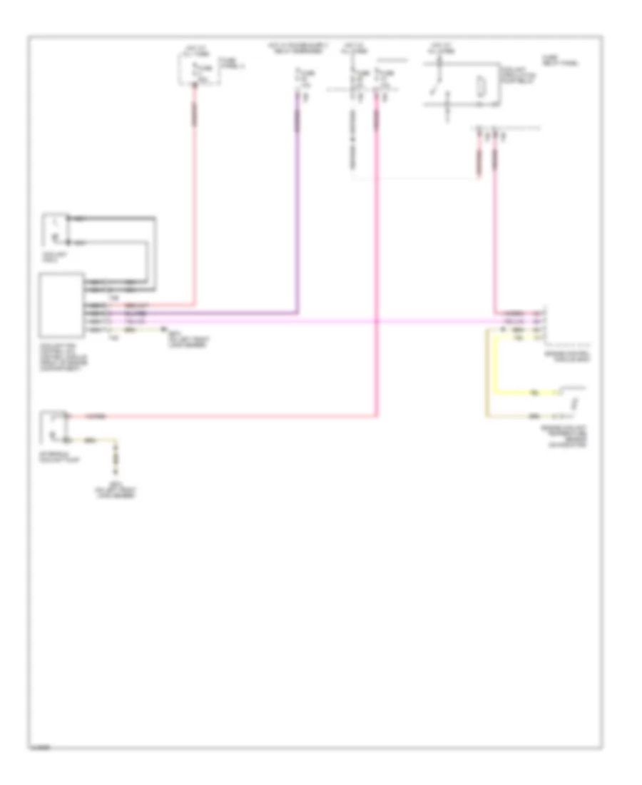Cooling Fan Wiring Diagram for Audi A3 2006