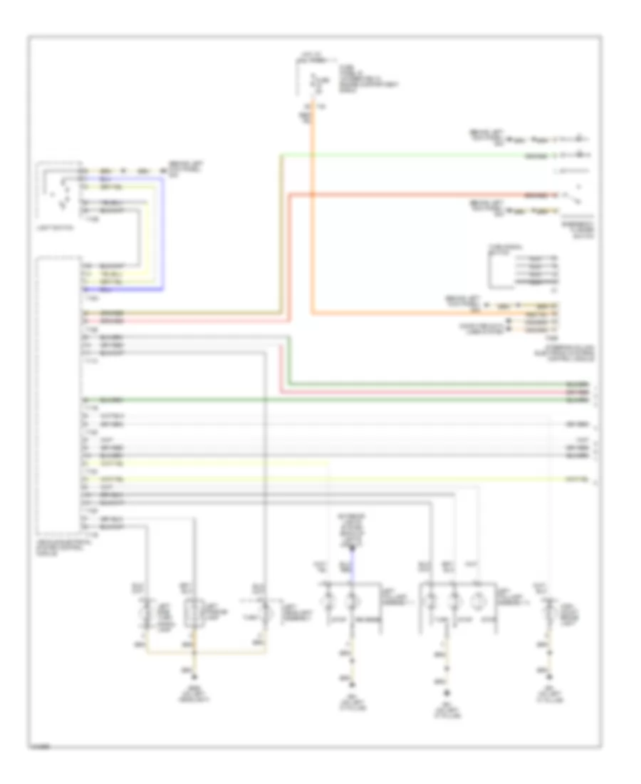 Exterior Lamps Wiring Diagram 1 of 2 for Audi A3 2006