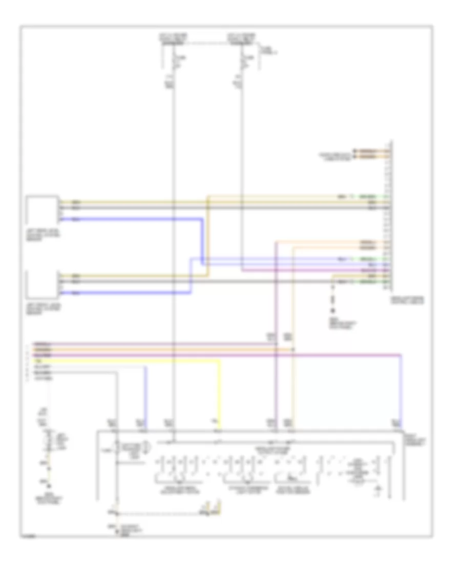 Headlights Wiring Diagram, with Bi-Xenon Lamps (2 of 2) for Audi A3 2006