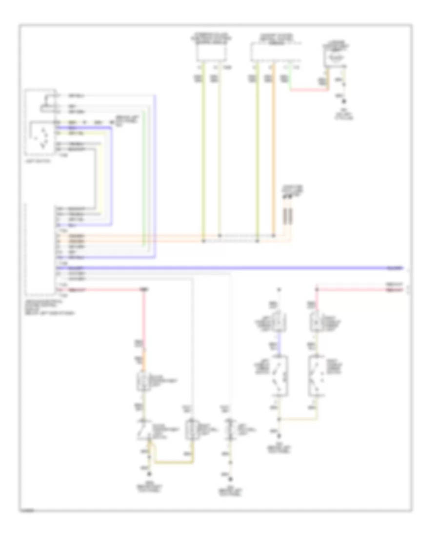 Courtesy Lamps Wiring Diagram 1 of 2 for Audi A3 2006
