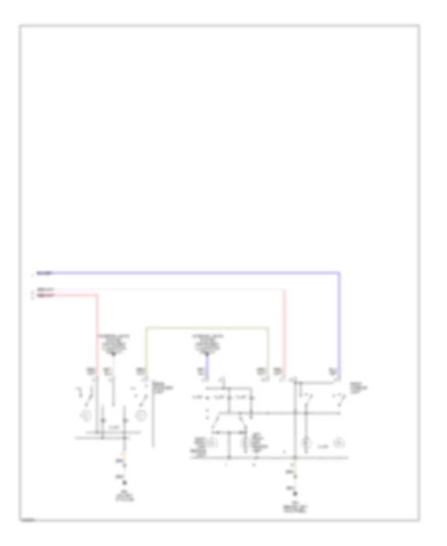 Courtesy Lamps Wiring Diagram 2 of 2 for Audi A3 2006