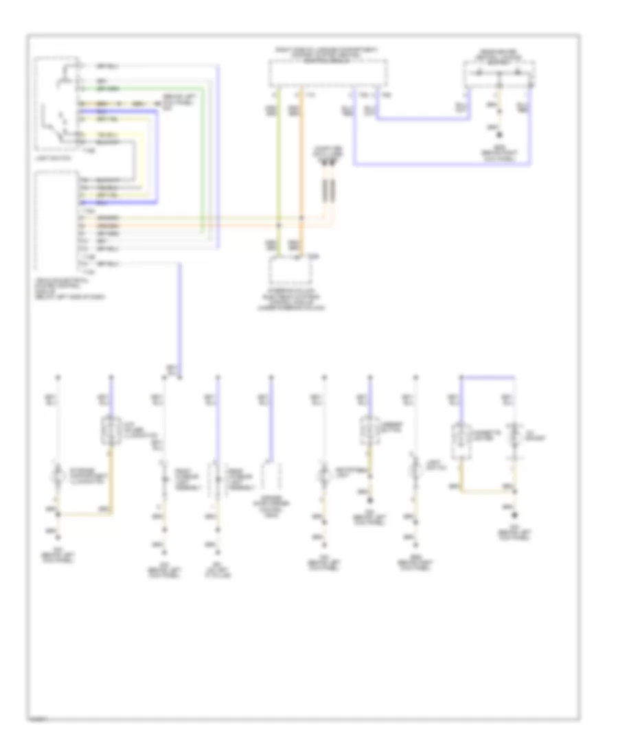 Instrument Illumination Wiring Diagram 1 of 2 for Audi A3 2006