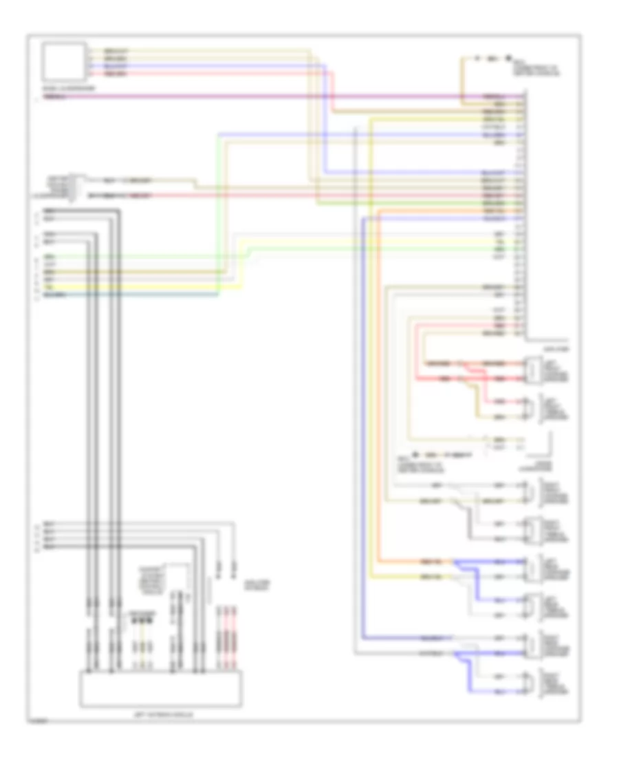 Bose Radio Wiring Diagram 2 of 2 for Audi A3 2006