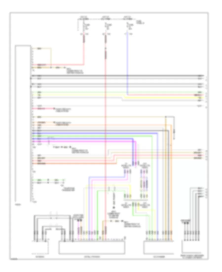 Radio Wiring Diagram with Amplifier 1 of 2 for Audi A3 2006