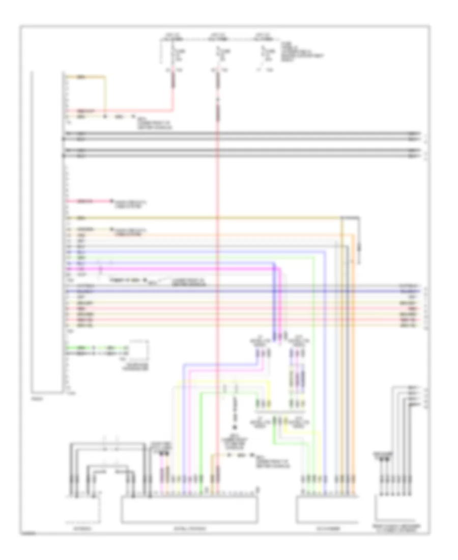 Radio Wiring Diagram without Amplifier 1 of 2 for Audi A3 2006